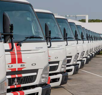60 FUSO Canter FE7 136 limited edition models for DTSA diamond anniversary