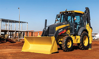 Backhoe loaders centre mount or side shift