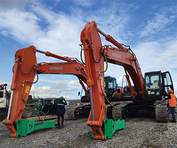 Hydraulic hammers ranges technology and new innovations