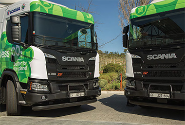 Scania partners with the Shoprite Group to launch first Euro 5 trucks