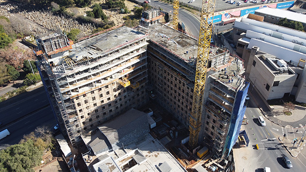 The swift rise of a landmark