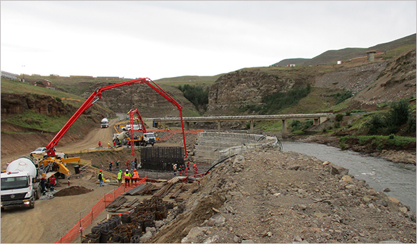 Senqu Bridge progress