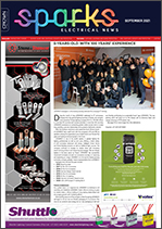 Sparks Electrical News September 2021 cover