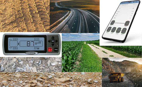 Real time accurate tyre pressure and temperature data