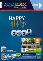 Sparks Electrical News December 2024 cover web
