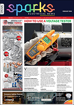 Sparks Electrical News February 2026 cover web