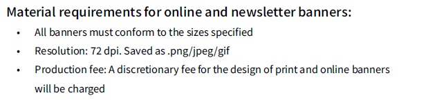 Online material specs